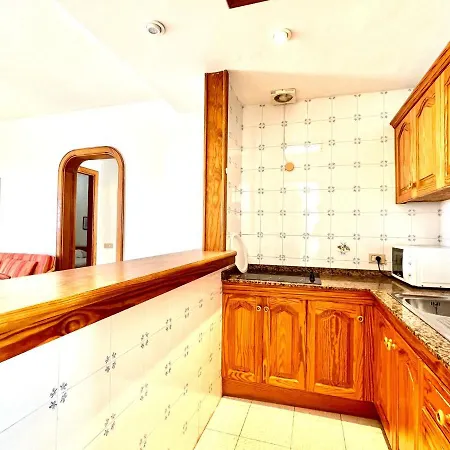 شقة Nudist With Two Bedrooms And Sea View In Lanzarote تشاركو ديل بالو